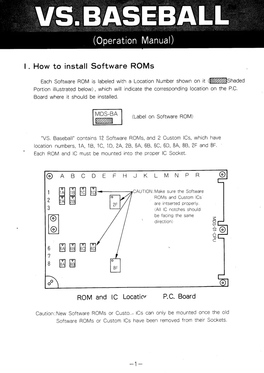 vs baseball manual|nintendo|games|.webp