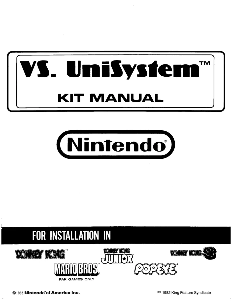 vs uni system dk popeye mario conversion kit instructions|nintendo|games|.webp