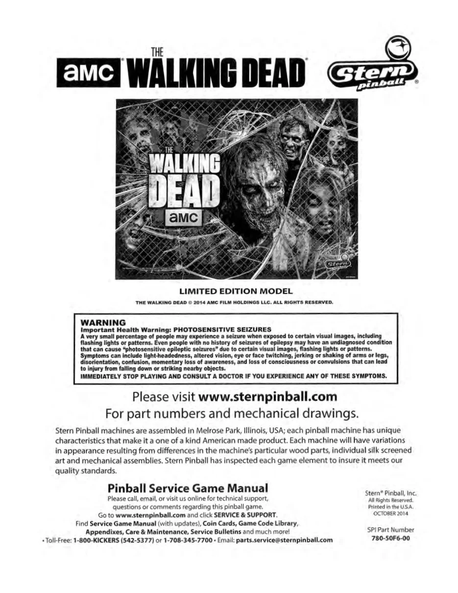walking dead pinball manual|stern|pinball-em-adjacent|.webp