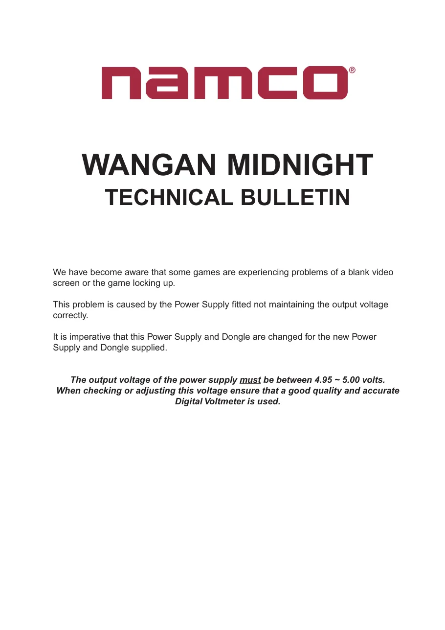 wangan midnight update 1 manual|namco|games|.webp