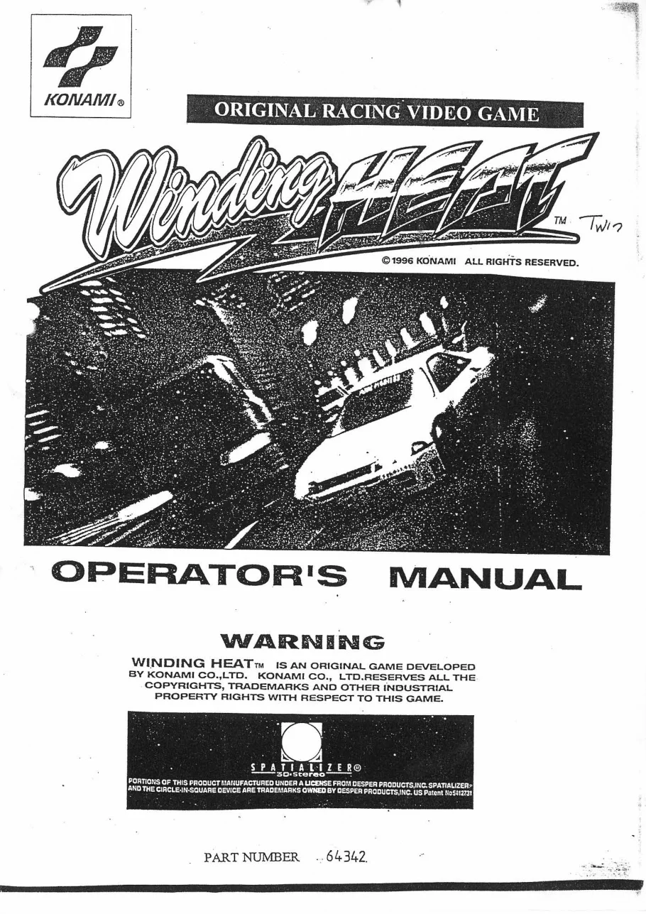winding heat operation manual|konami|games|.webp