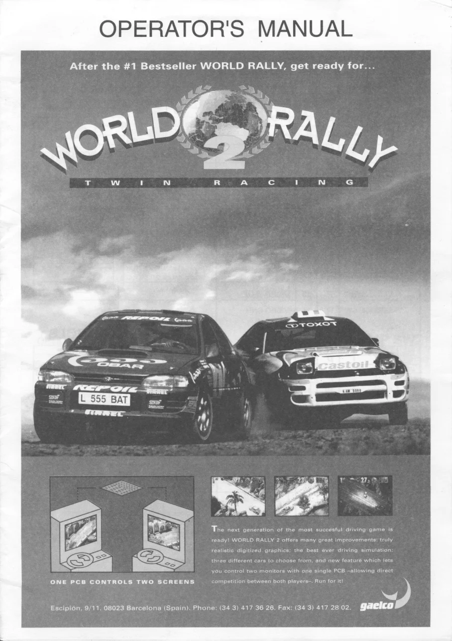 world rally 2 manual|gaelco|games|.webp