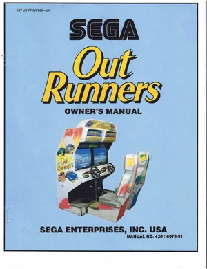 out runners owner's manual|sega|games|1st printing.webp