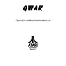 Qwak manual (Atari)