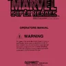 Marvel Super Heros manual (Capcom)