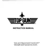 Arcade Top Gun By instruction manual (Konami)