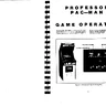Professor Pacman manual (Namco)