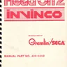 Head On 2Invinco manual (Sega)