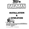 Bagman Installation operation manual (Valadon)