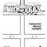 Make Trax Upright Oct 1981 instruction manual (Williams)